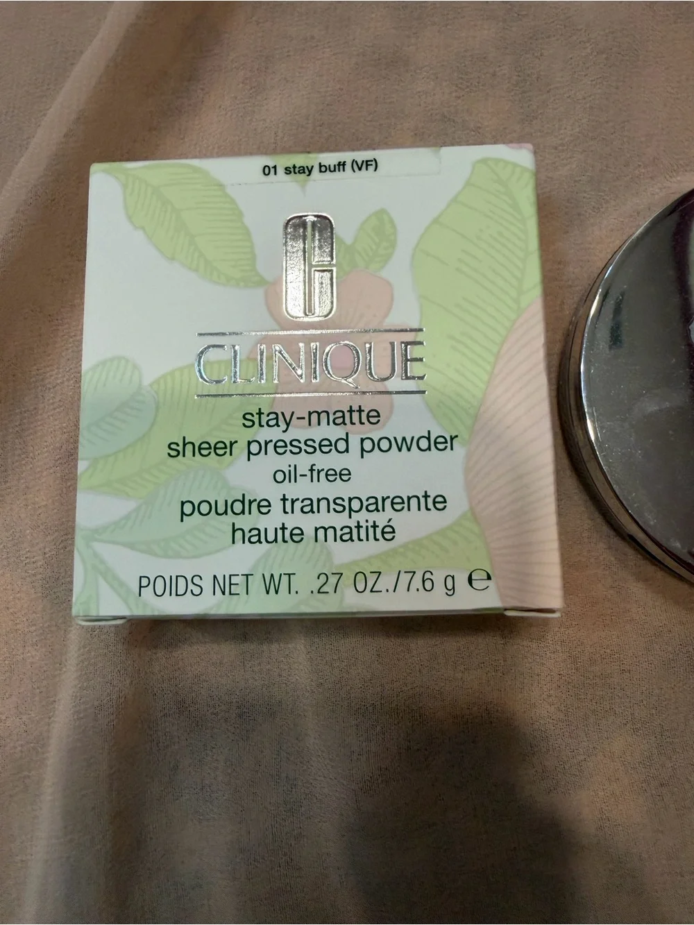 Clinique Stay-Matte Sheer Pressed Powder - 01 Stay Buff (VF)